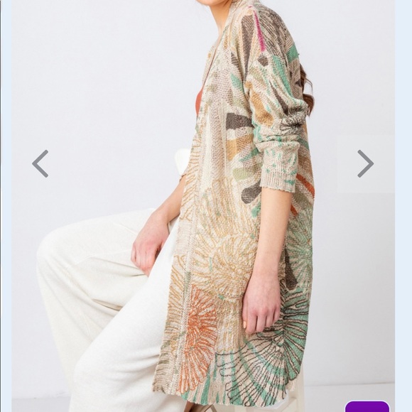 *NWT* IVKO coatigan with sea shell motif (size EU 36/38) - Picture 5 of 14